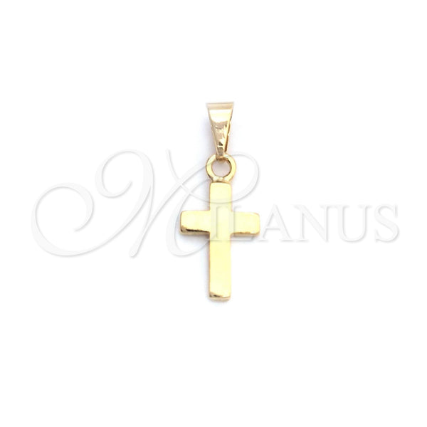 Gold Filled Pendant — Religious Pendant Cross Design Polished 05.09. — main product view — SKU 143711 | Oro Laminado dije — Religious Pendant cruz diseño pulido 05.09. — SKU 143711