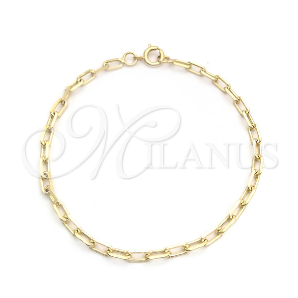 Gold Filled Bracelet — Basic Bracelet Paperclip Design Polished 04.09. 04 MM — main product view — SKU 143715 | Oro Laminado brazalete — básico Bracelet Paperclip diseño pulido 04.09. 04 MM — SKU 143715