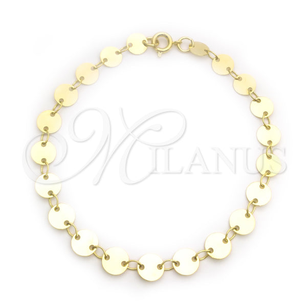 Gold Filled Bracelet — Fancy Bracelet Polished 03.09. 04 MM Thickness 7 — main product view — SKU 143719 | Oro Laminado brazalete — elegante Bracelet pulido 03.09. 04 MM Thickness 7 — SKU 143719