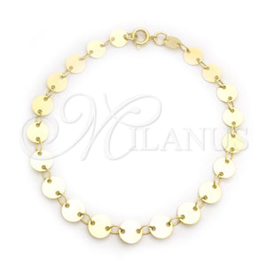 Gold Filled Bracelet — Fancy Bracelet Polished 03.09. 04 MM Thickness 7 — main product view — SKU 143719 | Oro Laminado brazalete — elegante Bracelet pulido 03.09. 04 MM Thickness 7 — SKU 143719