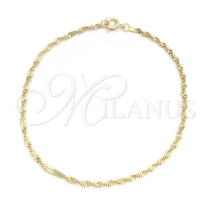 Gold Filled Bracelet — Fancy Bracelet Twist Design Polished 03.09. 02 MM — main product view — SKU 143756 | Oro Laminado brazalete — elegante Bracelet Twist diseño pulido 03.09. 02 MM — SKU 143756