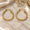 Oro Laminado Small Hoop, Gold Filled Style Diamond Cutting Finish, Golden Finish, 02.213.0252.25