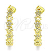 Gold Filled Ring — Stud Earring Star Design with White Micro Pave — alternate product view — SKU 143969 | Oro Laminado anillo — Stud Earring estrella diseño with blanco Micro Pave — SKU 143969