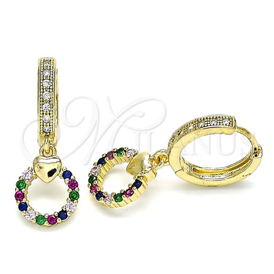 Gold Filled Gold-Filled Heart Hoop Earrings 02.316.0072.1.15 for wholesale, main product view