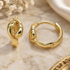 Oro Laminado Huggie Hoop, Gold Filled Style Polished, Golden Finish, 02.213.0273.12