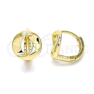 Gold Filled Hoop Earrings — Huggie Hoop Polished 02. — main product view — SKU 144045 | Oro Laminado aretes de aro — Huggie Hoop pulido 02. — SKU 144045