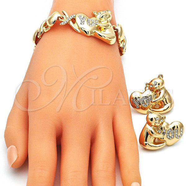 Gold Filled Ring — Necklace Bracelet and Earring Hugs and Kisses and — alternate product view — SKU 144081 | Oro Laminado anillo — Necklace Bracelet and Earring Hugs and Kisses and — SKU 144081