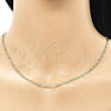 Oro Laminado Basic Necklace, Gold Filled Style Figaro Design, Polished, Golden Finish, 04.213.0239.24 (03 MM Thickness, 24 Inches Length)