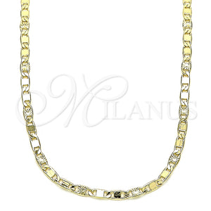 Gold Filled Necklace — Basic Necklace Mariner Design Diamond Cutting 04. 03 — main product view — SKU 144367 | Oro Laminado collar — básico Necklace Mariner diseño Diamond Cutting 04. 03 — SKU 144367