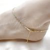 Oro Laminado Basic Anklet, Gold Filled Style Mariner Design, Diamond Cutting Finish, Golden Finish, 04.213.0243.10 (03 MM Thickness, 10 Inches Length)