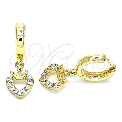 Argollas de Oro Laminado 02.210.0537.15 por Mayoreo, vista principal del producto