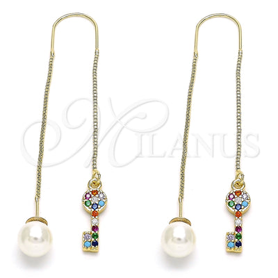 Gold Filled Gold-Filled Key Earrings 02.210.0545.1 for wholesale, main product view