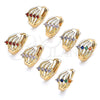 Oro Laminado Huggie Hoop, Gold Filled Style with Pink Cubic Zirconia, Polished, Golden Finish, 02.210.0597.1.12