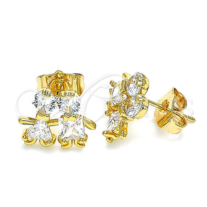 Gold Filled Ring — Stud Earring Little Boy and Little Girl Design — main product view — SKU 144931 | Oro Laminado anillo — Stud Earring Little Boy and Little Girl diseño — SKU 144931