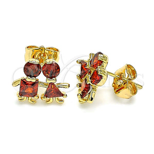 Gold Filled Ring — Stud Earring Little Boy and Little Girl Design — main product view — SKU 144932 | Oro Laminado anillo — Stud Earring Little Boy and Little Girl diseño — SKU 144932
