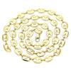 Oro Laminado Basic Necklace, Gold Filled Style Puff Mariner Design, Polished, Golden Finish, 04.326.0003.30 (10 MM Thickness, 30 Inches Length)