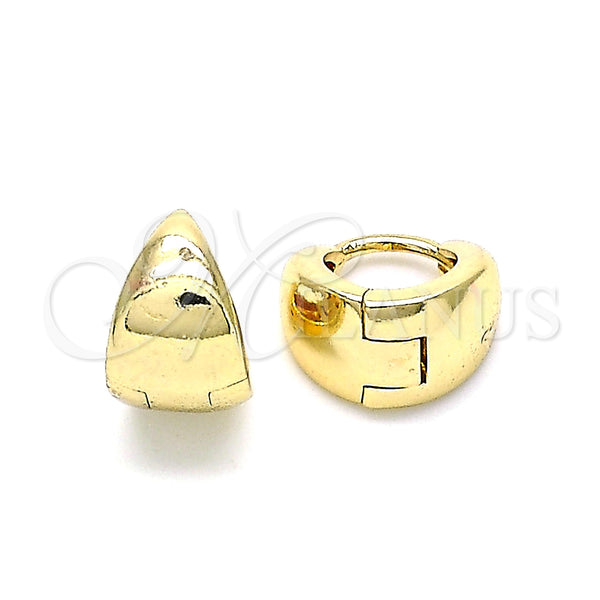 Gold Filled Hoop Earrings — Huggie Hoop Polished 02. — main product view — SKU 144984 | Oro Laminado aretes de aro — Huggie Hoop pulido 02. — SKU 144984