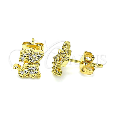 Gold Filled Gold-Filled Dog Earrings 02.342.0116 for wholesale, main product view