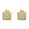 Gold Filled Ring — Stud Earring with White Cubic Zirconia Polished 02. — alternate product view — SKU 145028 | Oro Laminado anillo — Stud Earring with blanco Cubic Zirconia pulido 02. — SKU 145028