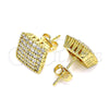 Gold Filled Ring — Stud Earring with White Cubic Zirconia Polished 02. — alternate product view — SKU 145028 | Oro Laminado anillo — Stud Earring with blanco Cubic Zirconia pulido 02. — SKU 145028