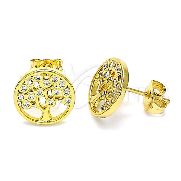 Gold-Filled Tree Earrings 02.342.0125 — main product image — SKU 145032 | Aretes de Oro Laminado 02.342.0125 — imagen principal del producto — SKU 145032