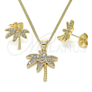 Gold Filled Ring — Earring and Pendant Adult Set Tree Design with — main product view — SKU 145044 | Oro Laminado anillo — Earring and Pendant Adult Set Tree diseño with — SKU 145044