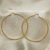 Oro Laminado Extra Large Hoop, Gold Filled Style Polished, Golden Finish, 5.134.015.90
