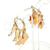 Oro Laminado Huggie Hoop, Gold Filled Style Butterfly Design, Polished, Golden Finish, 02.63.2722.15