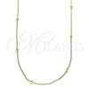 Oro Laminado Basic Necklace, Gold Filled Style Box Design, Polished, Golden Finish, 04.213.0245.18 (01 MM Thickness, 18 Inches Length)