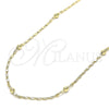 Oro Laminado Basic Necklace, Gold Filled Style Polished, Golden Finish, 04.213.0228.18 (02 MM Thickness, 18 Inches Length)