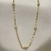 Oro Laminado Basic Necklace, Gold Filled Style Polished, Golden Finish, 04.213.0228.18 (02 MM Thickness, 18 Inches Length)