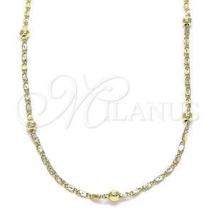 Gold Filled Necklace — Basic Necklace Polished 04. 02 MM Thickness 18 — main product view — SKU 145136 | Oro Laminado collar — básico Necklace pulido 04. 02 MM Thickness 18 — SKU 145136