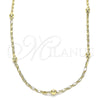 Oro Laminado Basic Necklace, Gold Filled Style Polished, Golden Finish, 04.213.0228.18 (02 MM Thickness, 18 Inches Length)