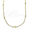 Oro Laminado Basic Necklace, Gold Filled Style Polished, Golden Finish, 04.213.0228.22 (02 MM Thickness, 22 Inches Length)