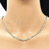 Oro Laminado Basic Necklace, Gold Filled Style Mariner Design, Diamond Cutting Finish, Golden Finish, 04.213.0247.22 (0.80 Gauge, 04 MM Thickness, 22 Inches Length)