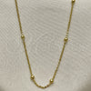 Oro Laminado Basic Necklace, Gold Filled Style Rolo Design, Polished, Golden Finish, 04.213.0248.18 (01 MM Thickness, 18 Inches Length)