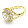 Dorado Oro Laminado Anillo, vista 4 de la galería del producto por Mayoreo, vista adicional 4 del producto