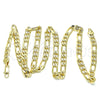 Oro Laminado Basic Necklace, Gold Filled Style Figaro Design, Polished, Golden Finish, 04.213.0252.24 (06 MM Thickness, 24 Inches Length)
