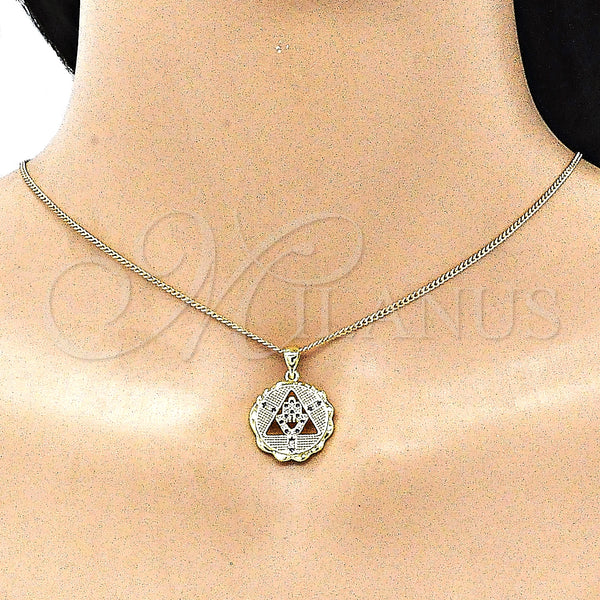 Gold Filled Ring — Earring and Pendant Adult Set Hand of God — alternate product view — SKU 145397 | Oro Laminado anillo — Earring and Pendant Adult Set Hand of God — SKU 145397