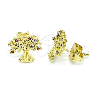 Gold Filled Gold-Filled Tree Earrings 02.156.0607 for wholesale, main product view