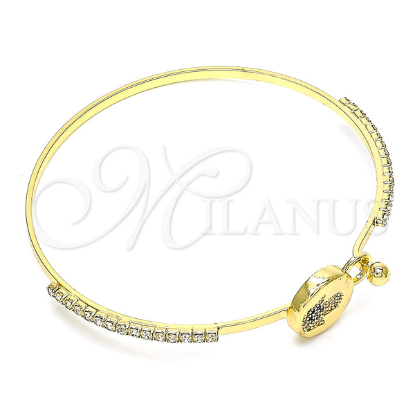 Gold Filled Jewelry — Individual Bangle Judaica and Hand of God Design — alternate product view — SKU 145421 | Oro Laminado joyería — Individual Bangle Judaica and Hand of God diseño — SKU 145421