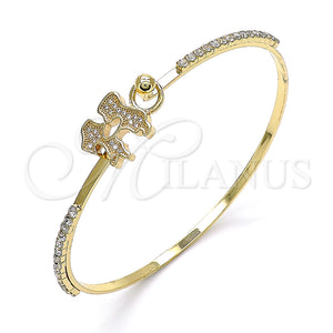 Gold Filled Jewelry — Individual Bangle Little Boy and Little Girl Design — main product view — SKU 145438 | Oro Laminado joyería — Individual Bangle Little Boy and Little Girl diseño — SKU 145438