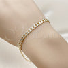Oro Laminado Basic Bracelet, Gold Filled Style Curb Design, Polished, Golden Finish, 04.213.0237.08 (100 Gauge, Thickness, 8 Inches Length)