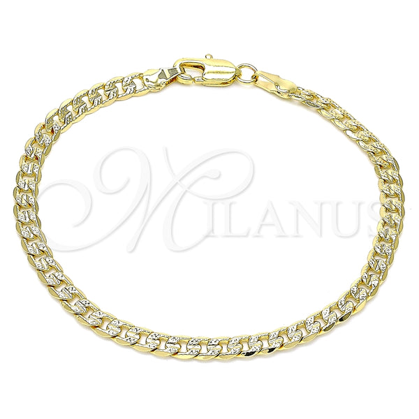 Gold Filled Bracelet — Basic Bracelet Curb Design Polished 04. Gauge Thickness — main product view — SKU 145456 | Oro Laminado brazalete — básico Bracelet Curb diseño pulido 04. Gauge Thickness — SKU 145456