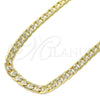 Oro Laminado Basic Necklace, Gold Filled Style Curb Design, Polished, Golden Finish, 04.213.0164.16 (140 Gauge, 06 MM Thickness, 16 Inches Length)