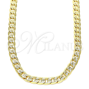 Gold Filled Necklace — Basic Necklace Curb Design Polished 04. Gauge 06 — main product view — SKU 145461 | Oro Laminado collar — básico Necklace Curb diseño pulido 04. Gauge 06 — SKU 145461