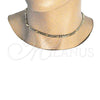 Oro Laminado Basic Necklace, Gold Filled Style Figaro Design, Polished, Golden Finish, 04.63.0118.16 (140 Gauge, 06 MM Thickness, 16 Inches Length)