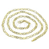 Oro Laminado Basic Necklace, Gold Filled Style Mariner Design, Polished, Golden Finish, 04.213.0254.24 (04 MM Thickness, 24 Inches Length)