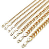 Oro Laminado Basic Necklace, Gold Filled Style Miami Cuban Design, Polished, Golden Finish, 04.63.1413.20 (100 Gauge, Thickness, 20 Inches Length)