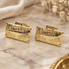Oro Laminado Stud Earring, Gold Filled Style Polished, Golden Finish, 02.58.0022
